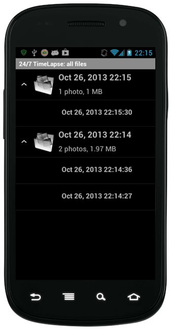 247timelapse - Build-in photo browser